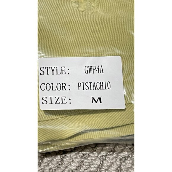 POL Pistachio Patchwork Jogger Distressed Pant Sz Medium NWT - Picture 10 of 10